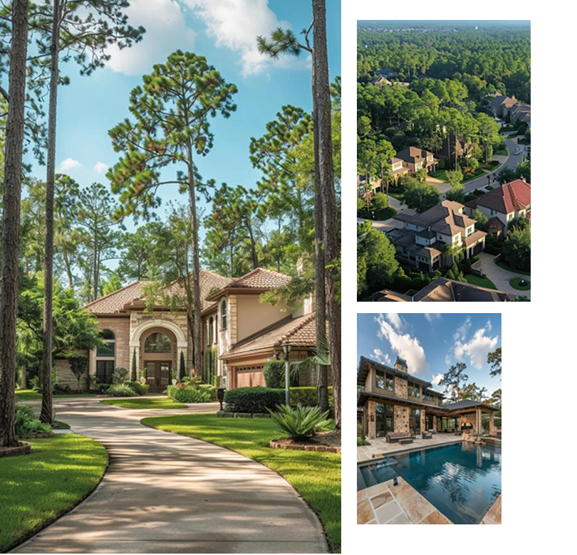gropupimage buying and selling a home in The Woodlands Texas